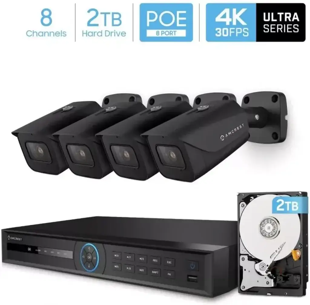Amcrest 4K NVR Security Camera System w/ 4K 8 channel