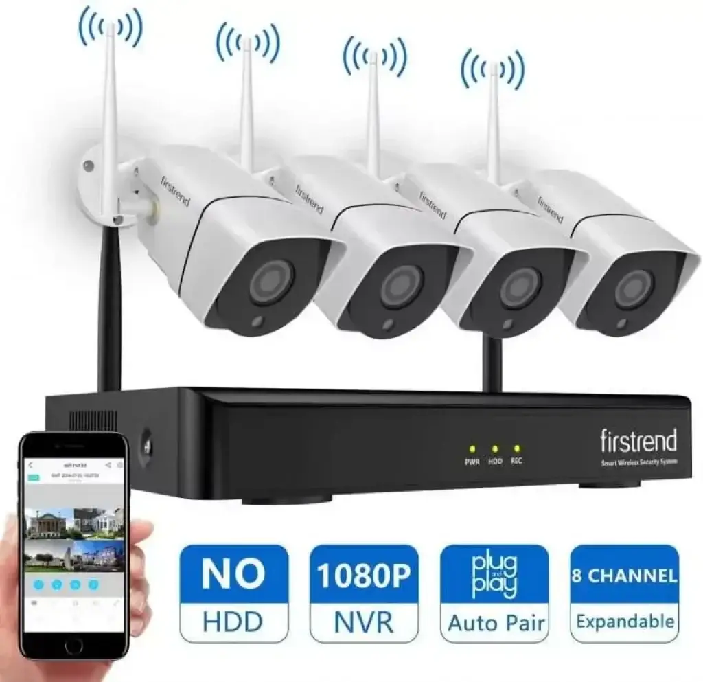 Firstrend 8CH 1080P NVR Security Camera System,