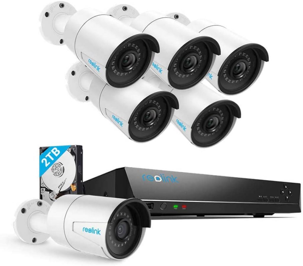 Security Camera System PoE 4K 8 Channel NVR Kit