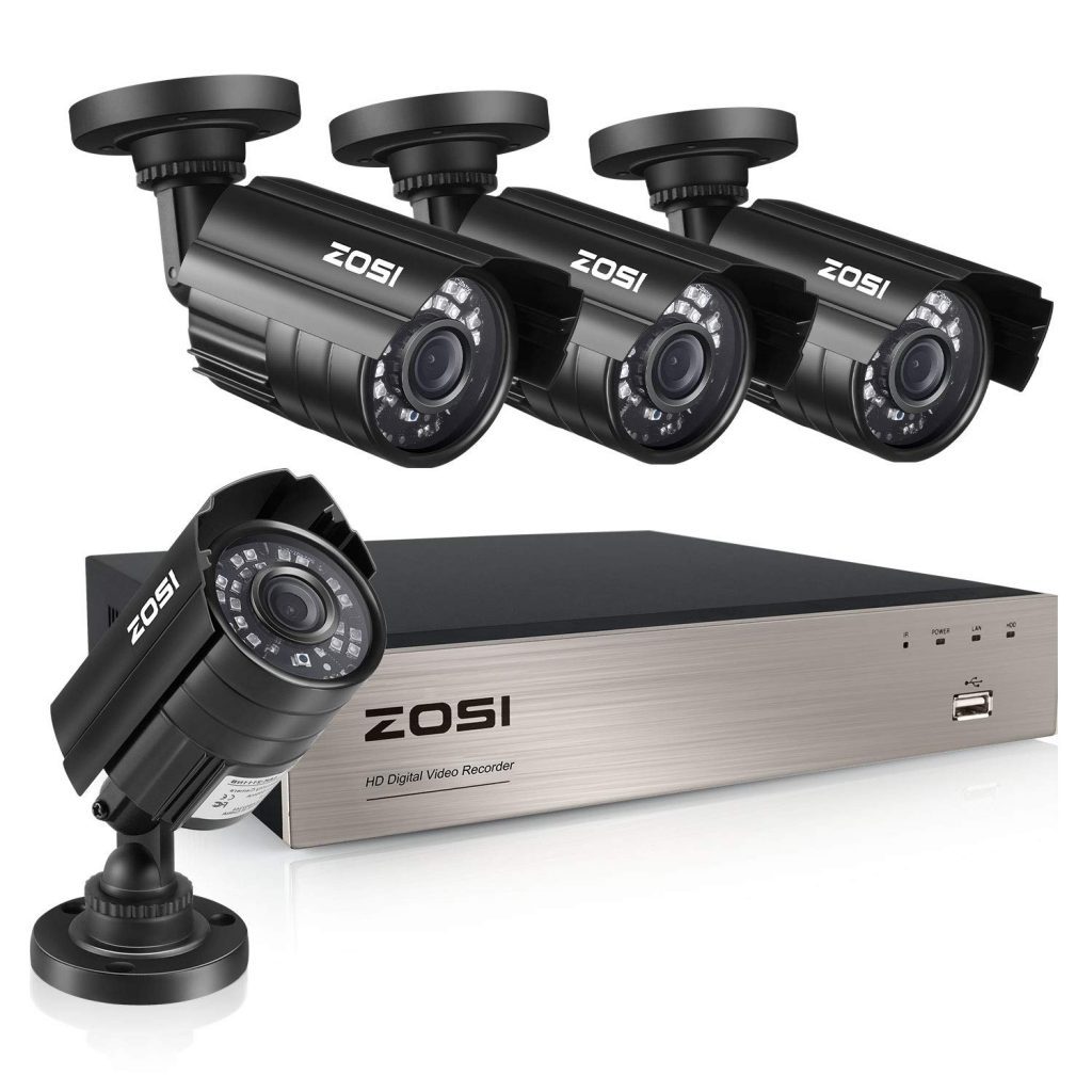 ZOSI 8-Channel HD-TVI 1080N/720P