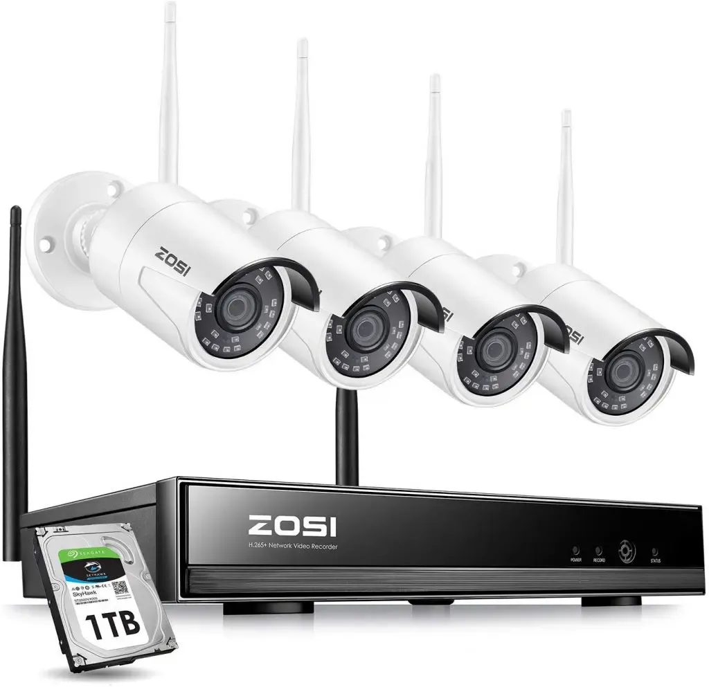 ZOSI Wireless Security Cameras System, 8CH 1080P NVR