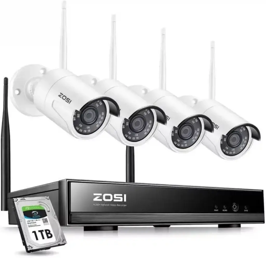 ZOSI Wireless Security Cameras System, 8CH 1080P NVR