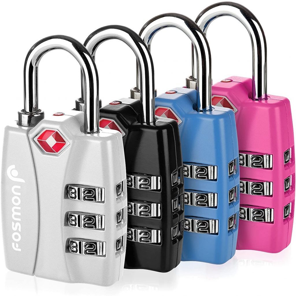 Fosmon TSA Approved Luggage Locks