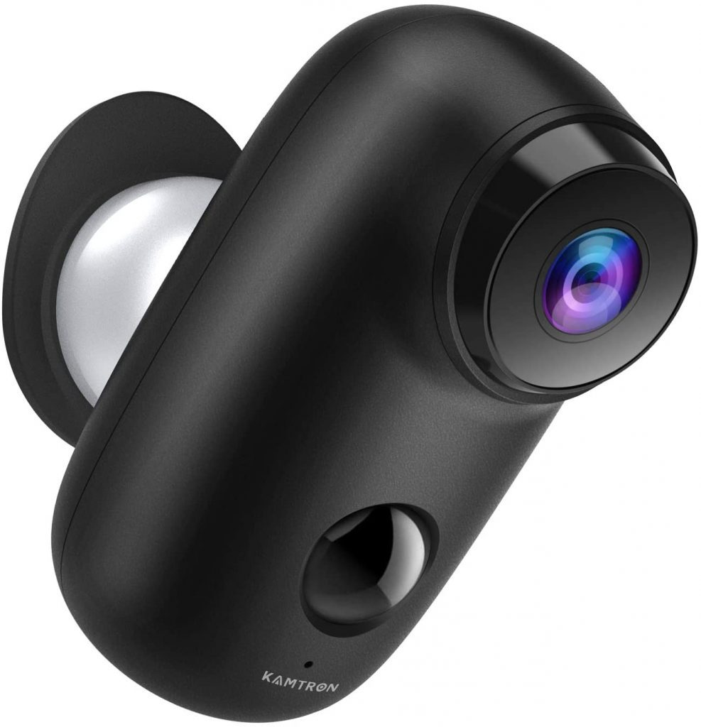 KAMTRON 1080p Wireless Outdoor Battery Powered Security Camera
