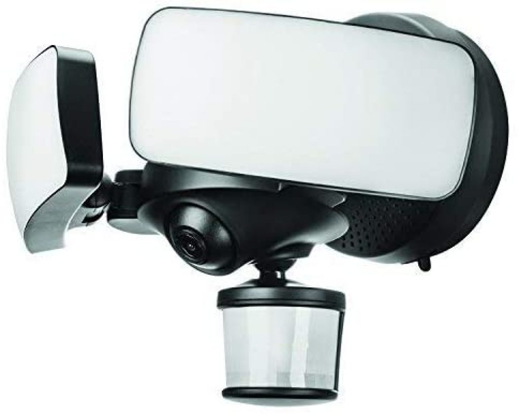 Maximus Camera Floodlight - Black - Compatible with Alexa