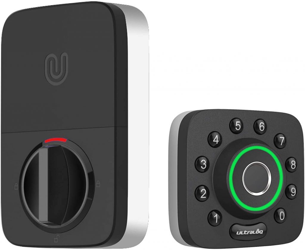 UltraLoq U-Bolt Pro Bluetooth Fingerprint and Keypad Electronic Smart Deadbolt Door Lock