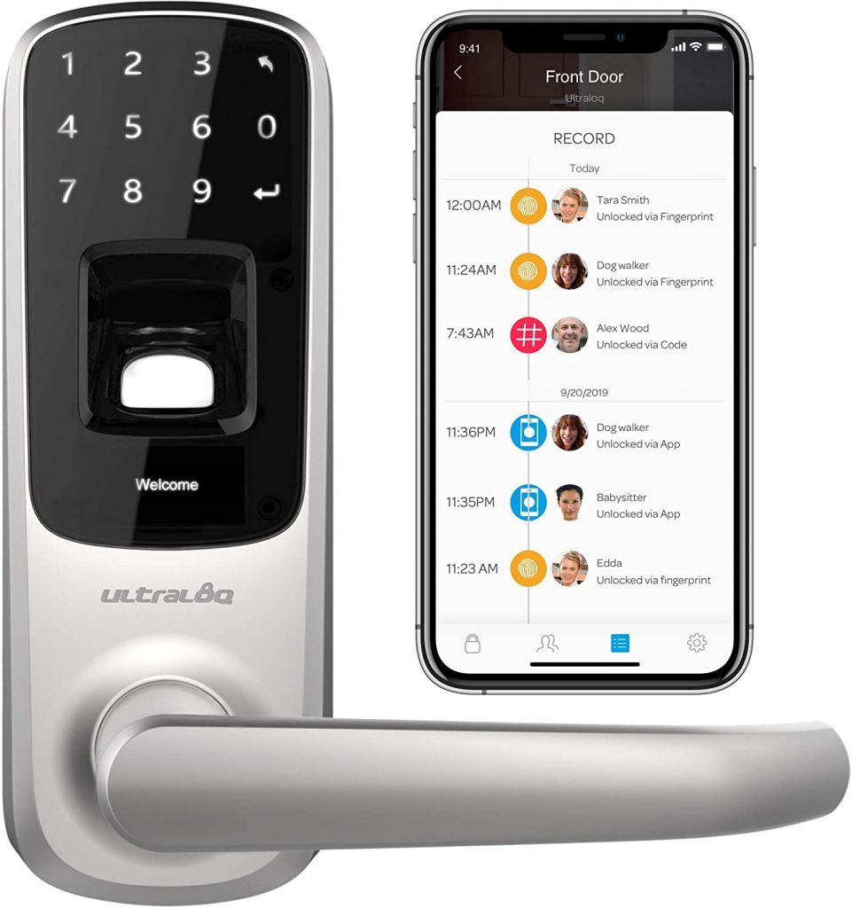 Ultraloq UL3 BT Bluetooth Enabled Fingerprint/Touchscreen Smart Lock