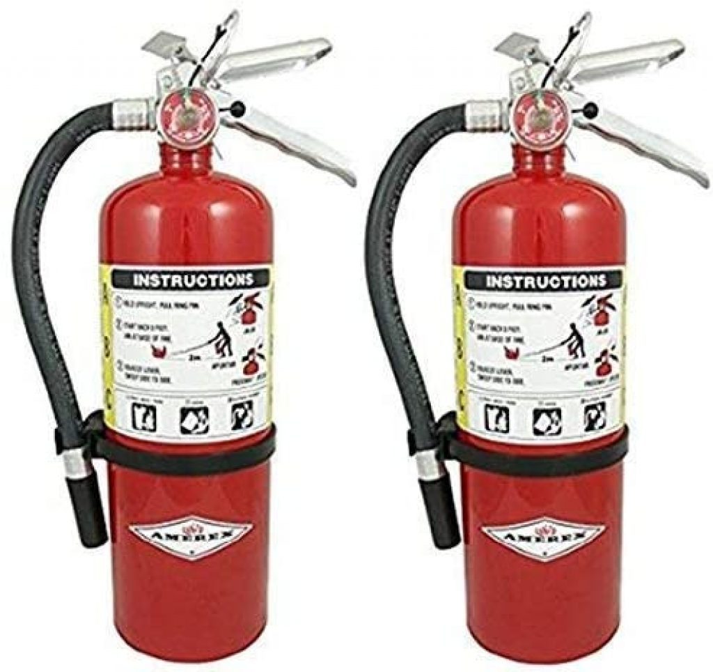 Amerex B500, 5lb ABC Dry Chemical Class A B C Fire Extinguisher