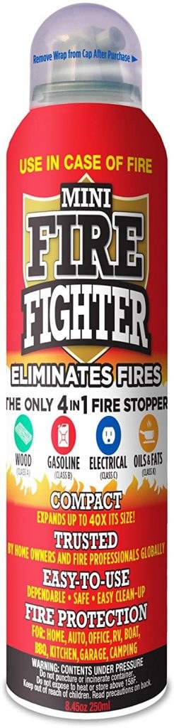 Mini Firefighter MFF01 Multi-Purpose 4-in-1 Fire Extinguisher