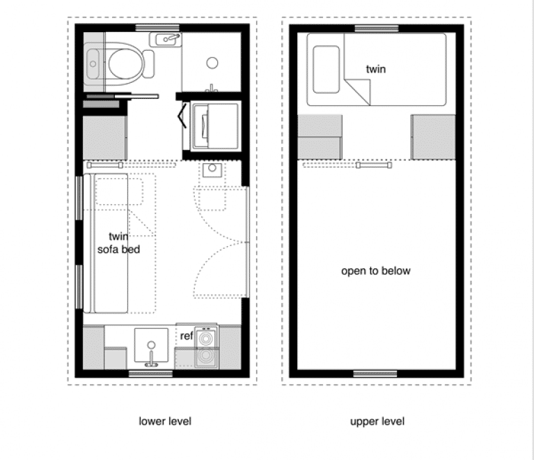 tiny house layout plans